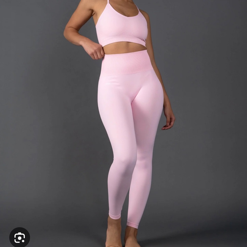 STAX Light Pink Legging/Bra Set